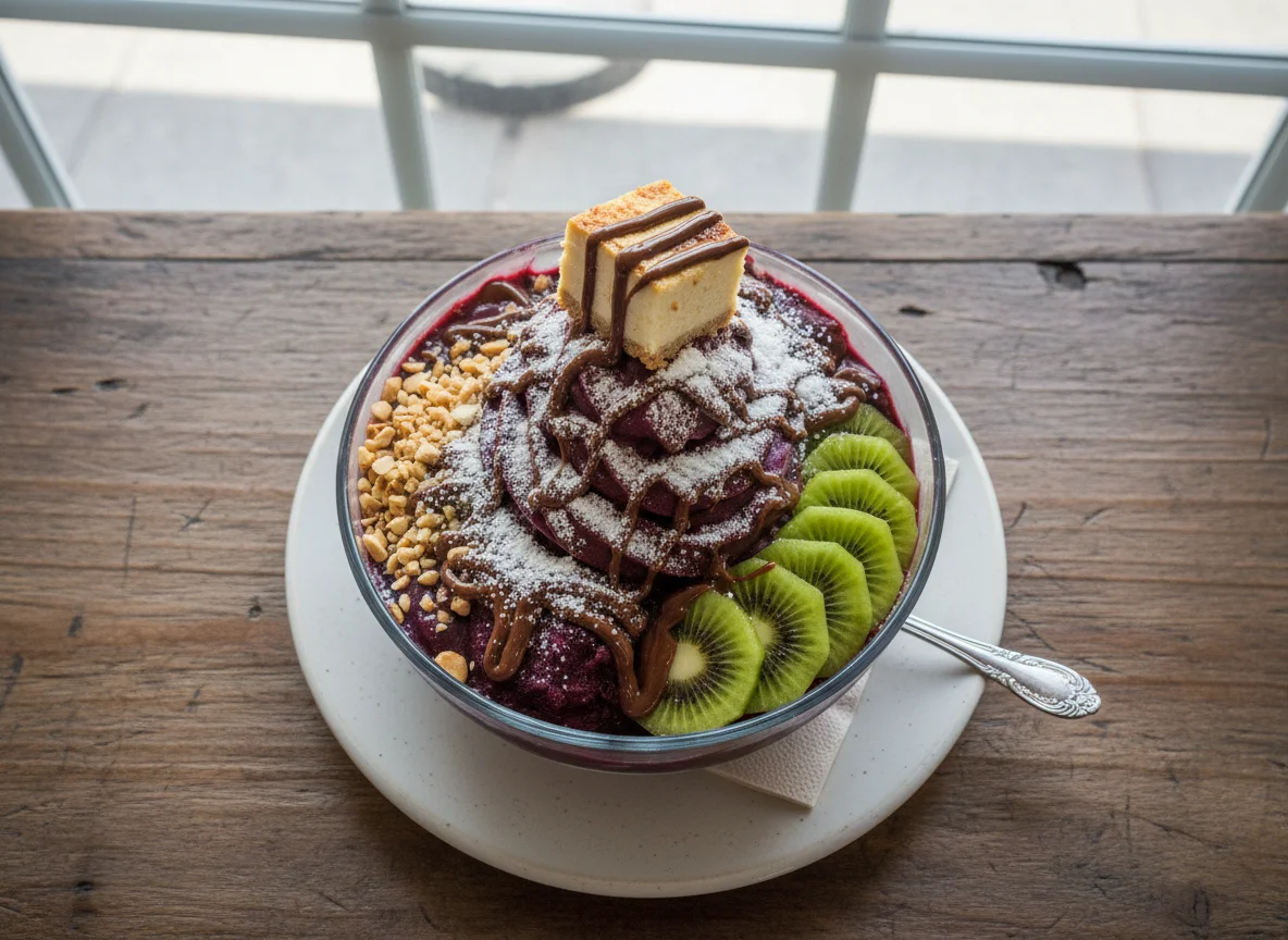 Copo de Açaí/Sorvete com Coberturas photo