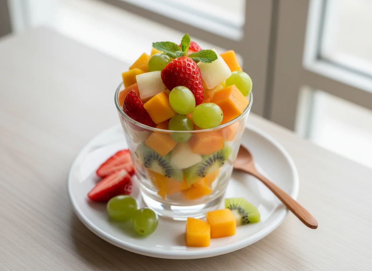 Copo de Frutas Variadas photo