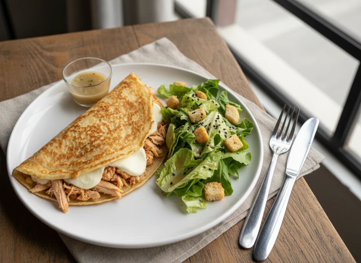 Crepe com Salada photo