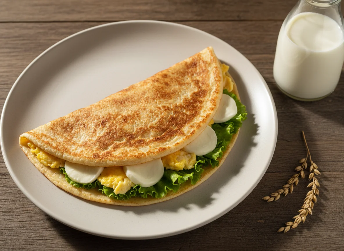 Crepioca recheada photo