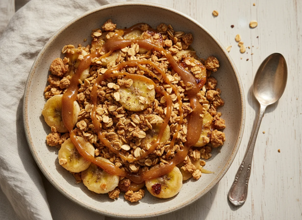 Crumble de Banana com Aveia photo