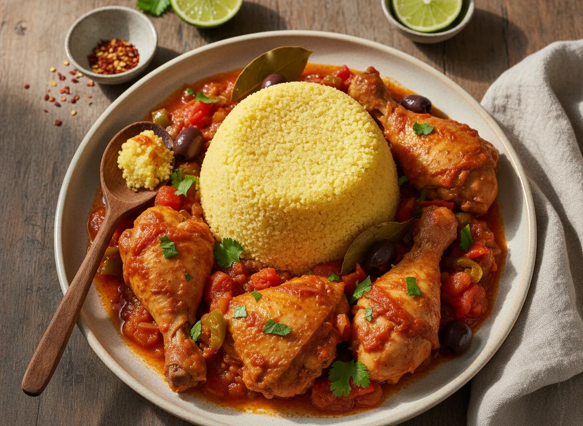 Cuscuz com Frango Ensopado photo