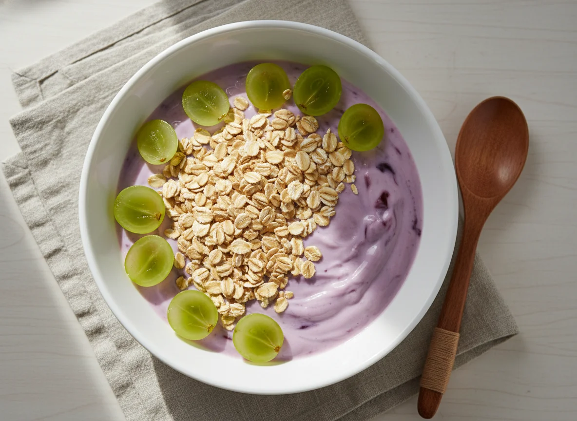 Danone Cativa Ameixa com Aveia e Uvas photo