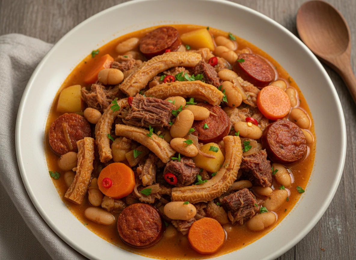 Dobradinha com Feijão Branco photo