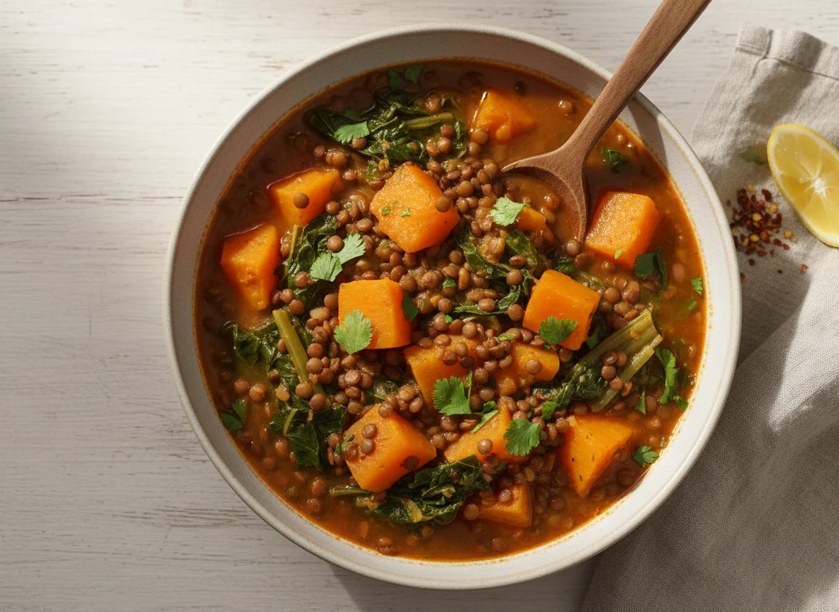 Ensopado de Lentilha com Legumes photo
