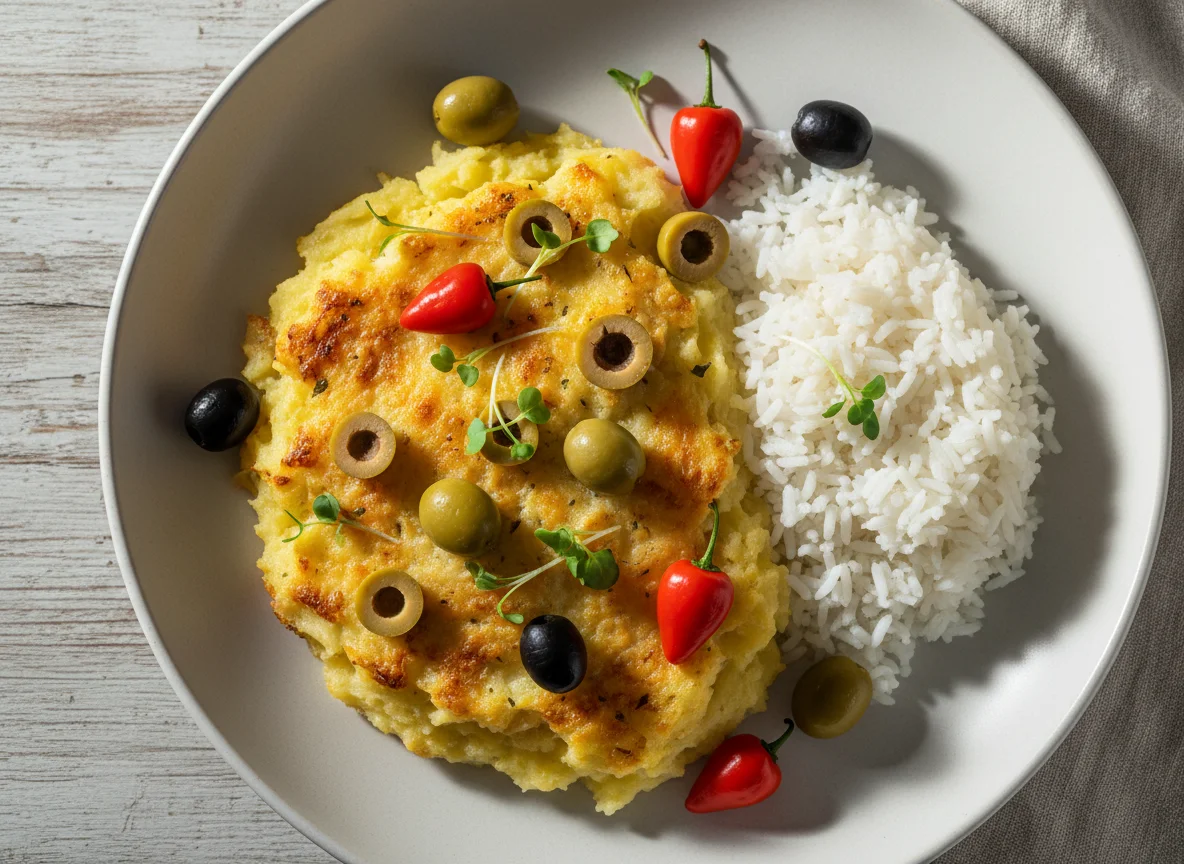 Escondidinho de Bacalhau com Arroz photo