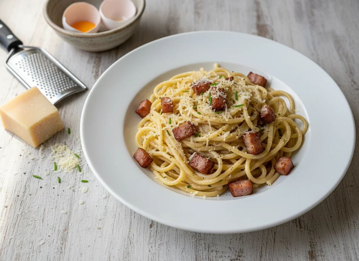 Esparguete à Carbonara photo
