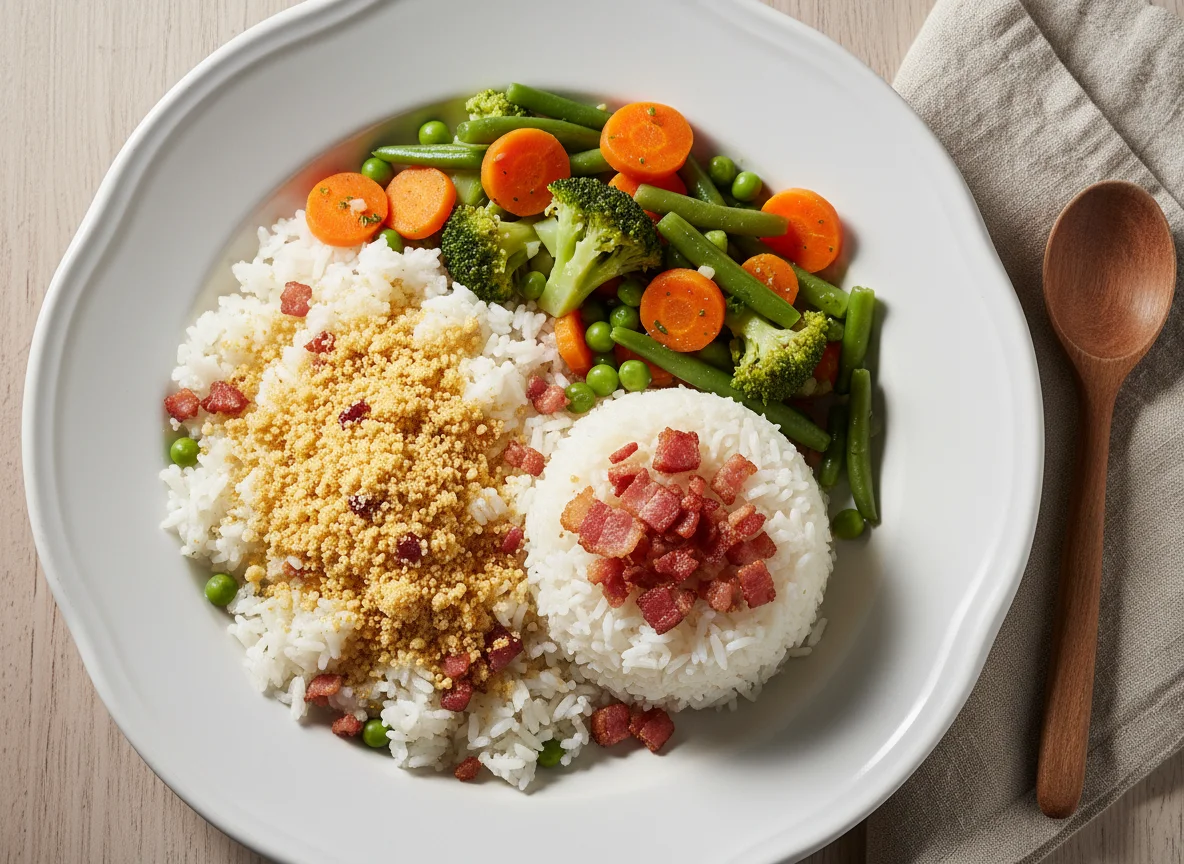 Farofa com Arroz e Legumes photo