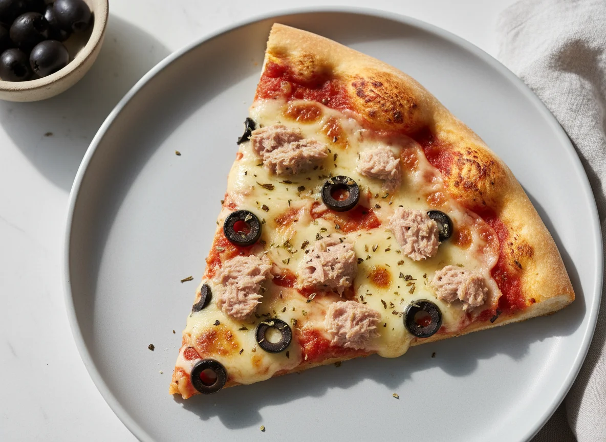 Fatia de Pizza de Atum photo