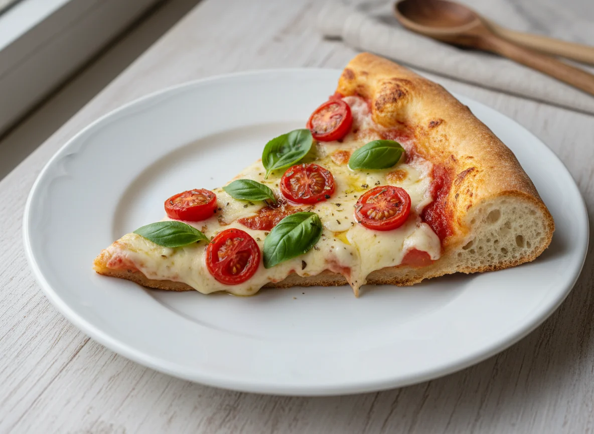 Fatia de Pizza Margherita photo