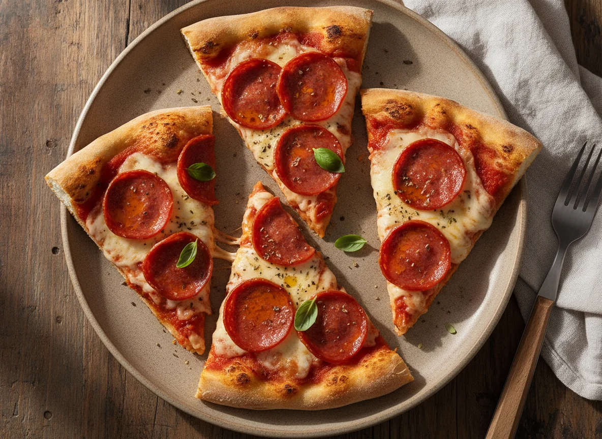 Fatias de Pizza de Pepperoni photo