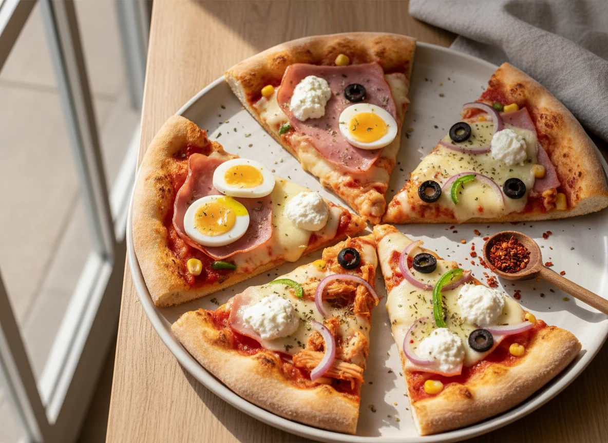 Fatias de Pizza Variadas photo