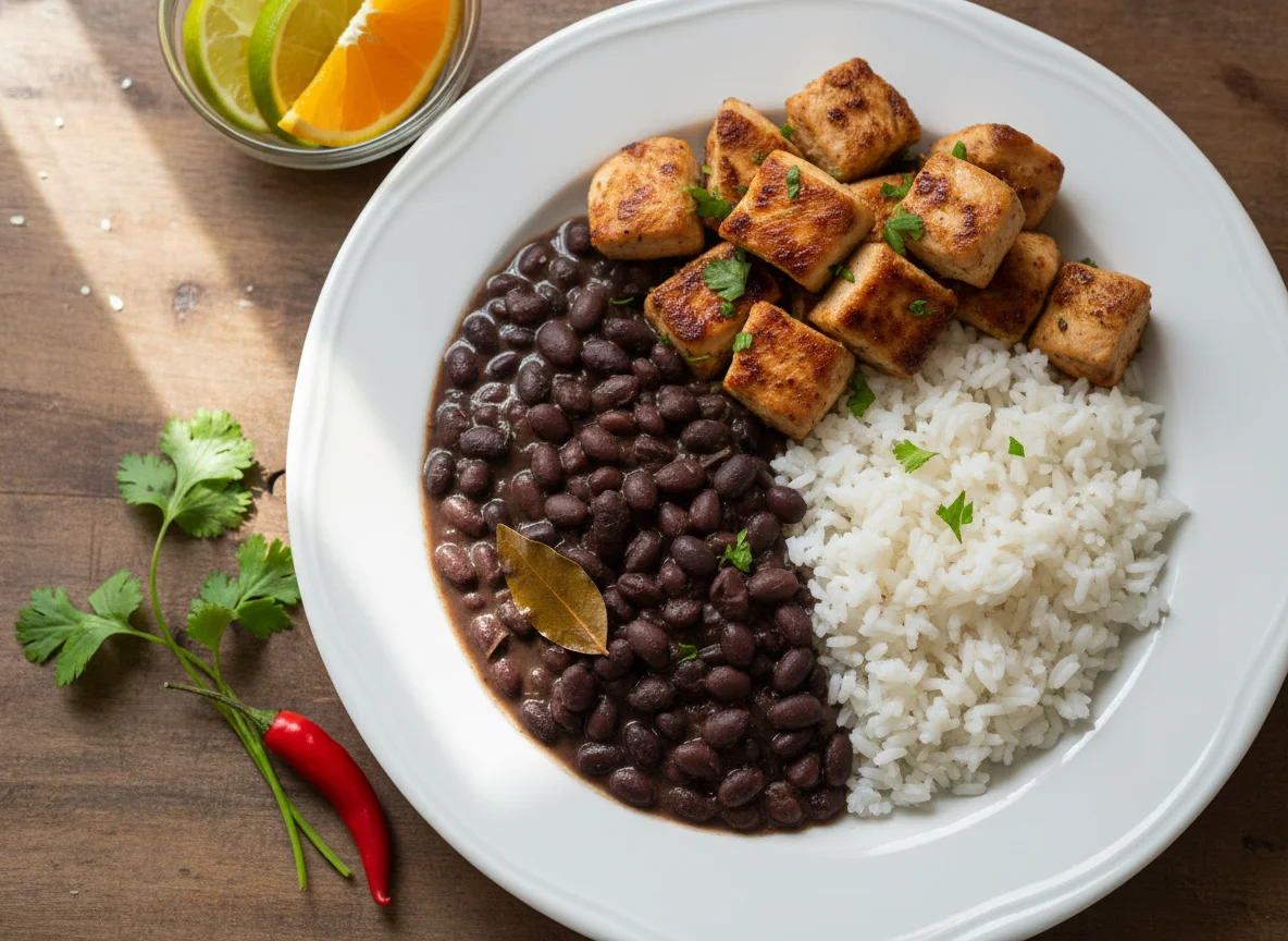 Feijão, Arroz e Frango photo