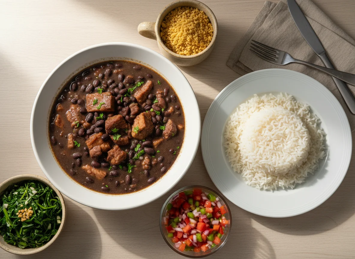 Feijoada com acompanhamentos photo