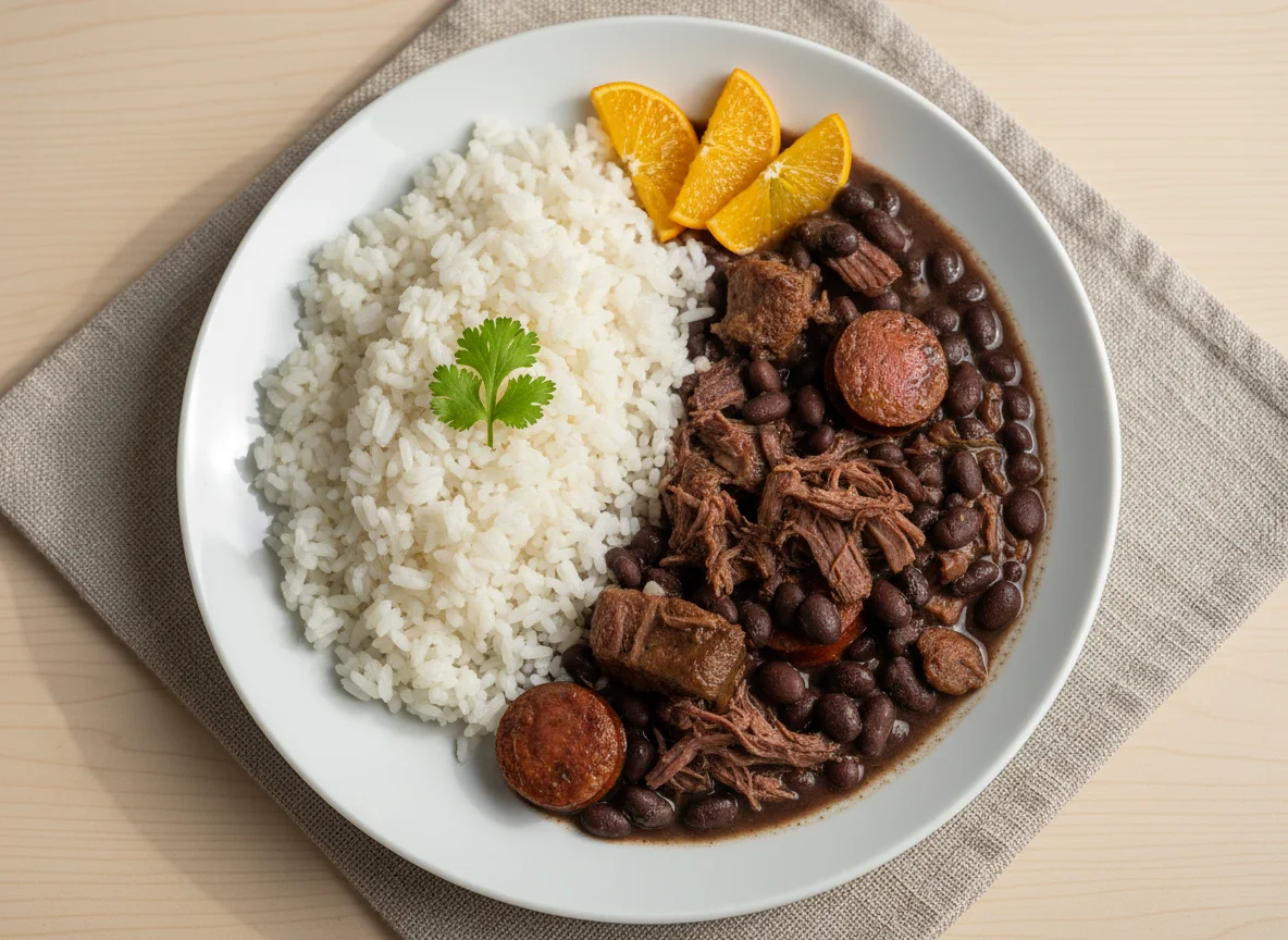 Feijoada com arroz photo