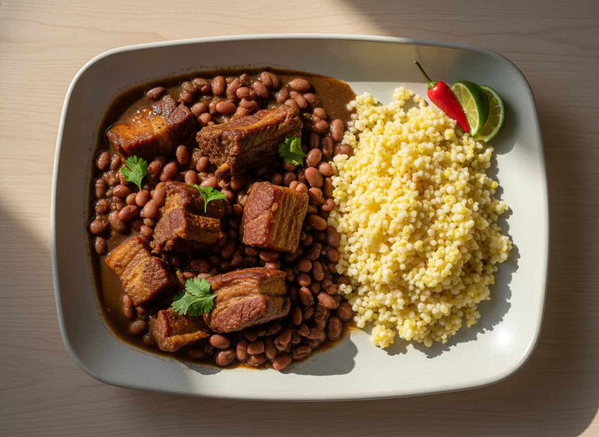 Feijoada com Arroz de Milho photo