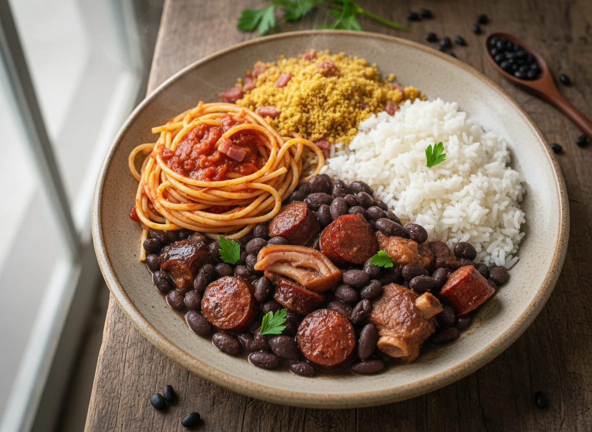 Feijoada Completa com Macarrão photo