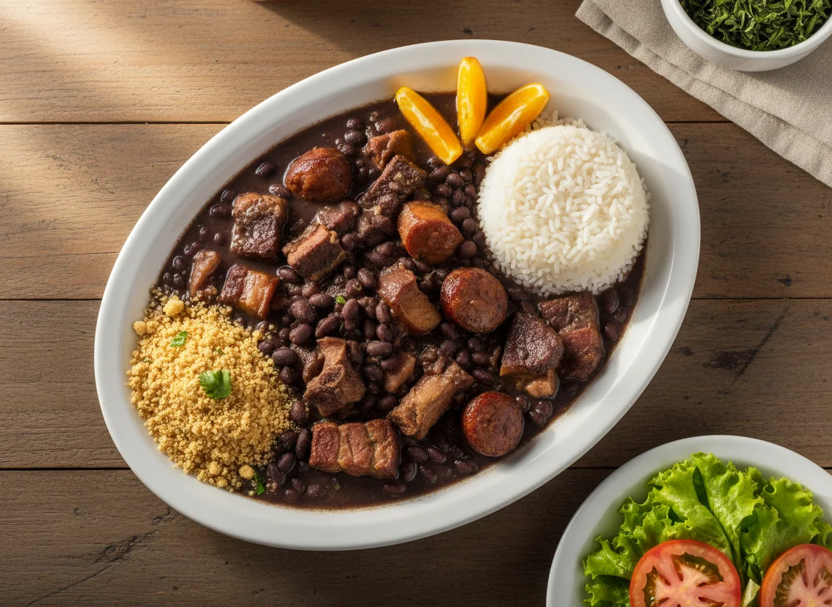 Feijoada completa com salada photo