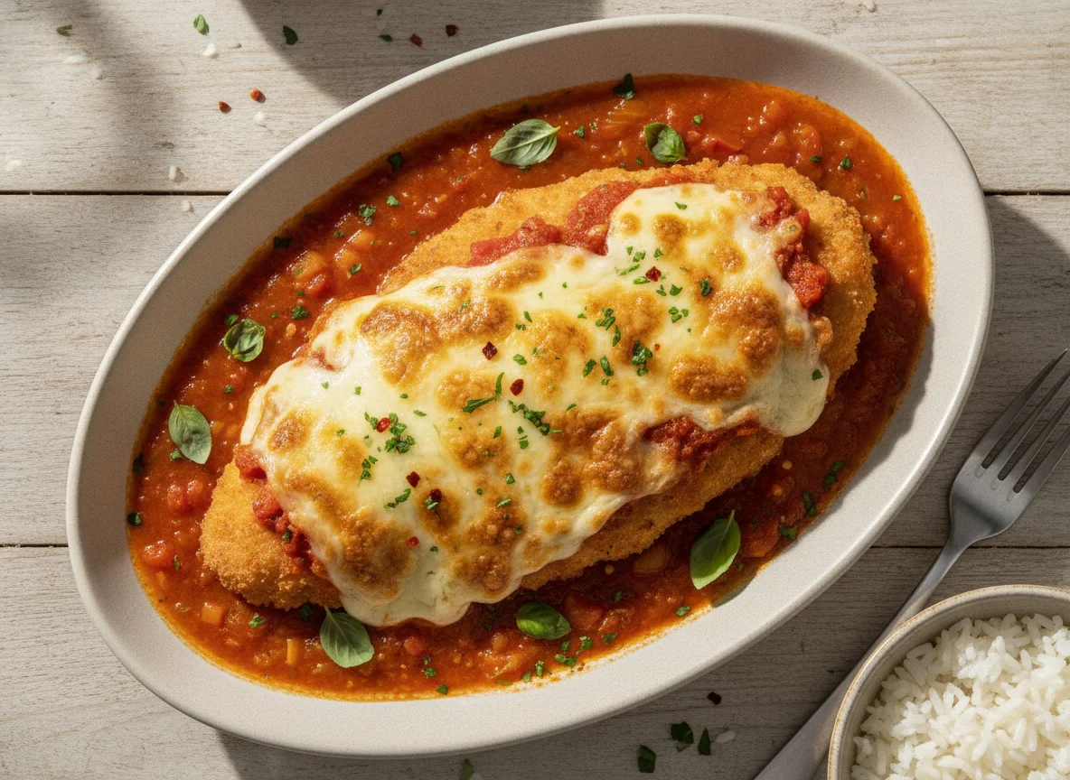 Filé de Frango à Parmegiana photo