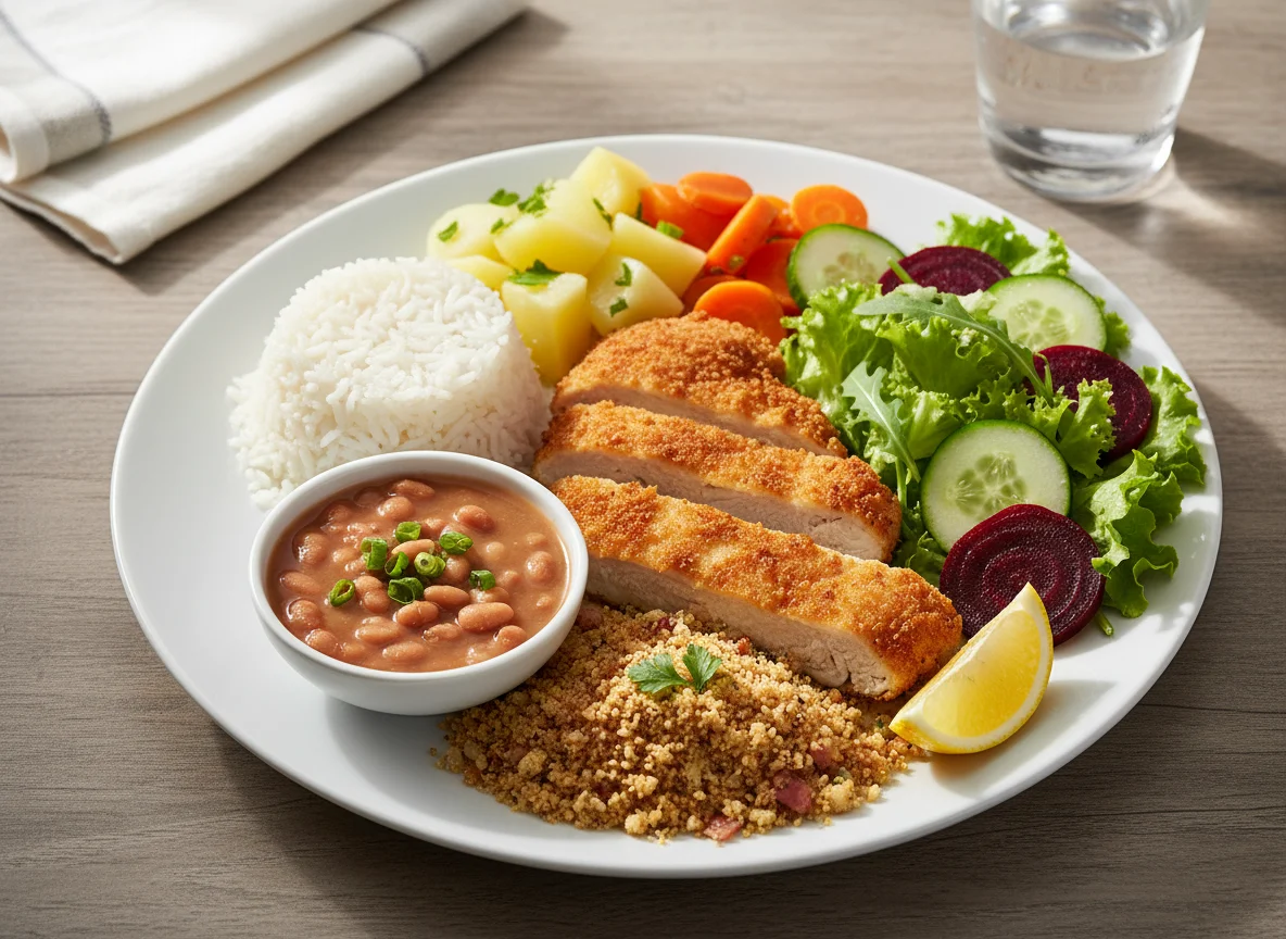 Filé de frango empanado photo