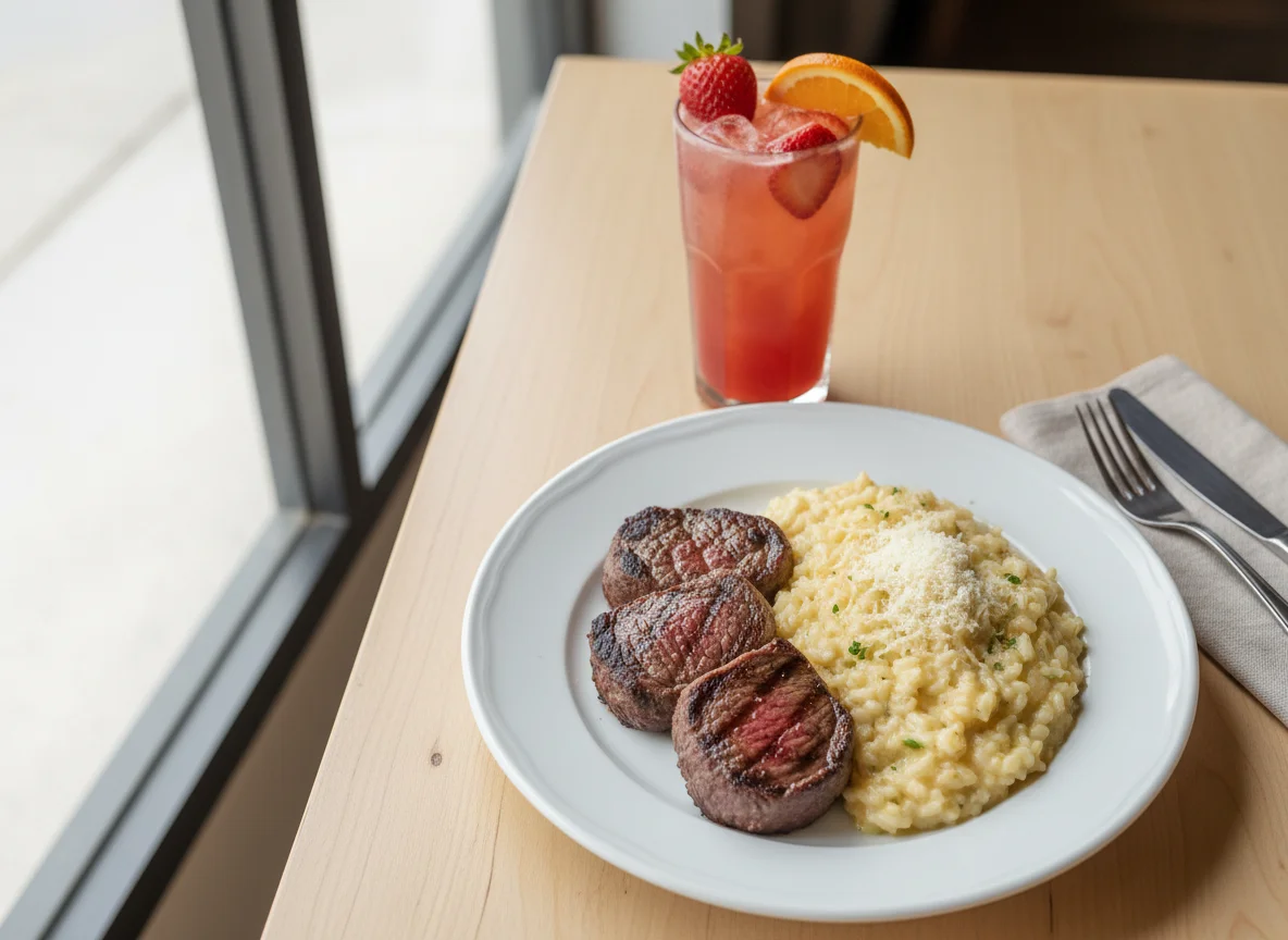 Filé Mignon com Risoto de Queijo photo