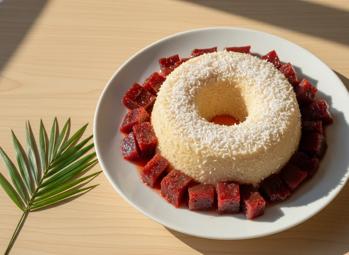 Flan de coco diet photo