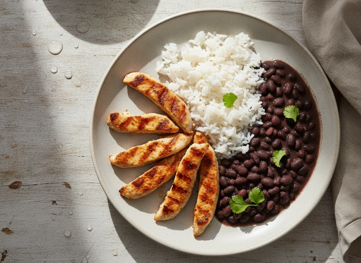 Frango, Arroz e Feijão photo