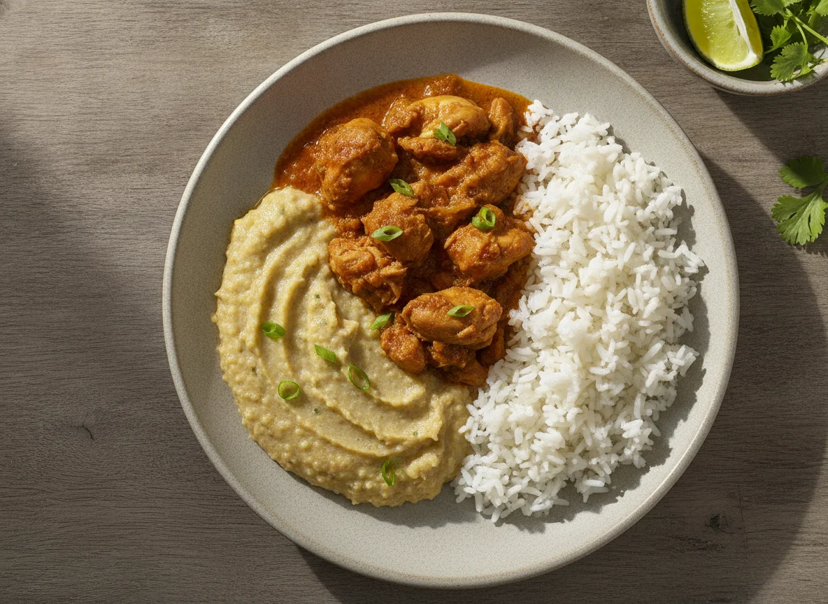 Frango com Pirão e Arroz photo