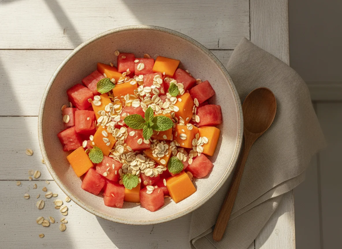 Frutas com Aveia photo