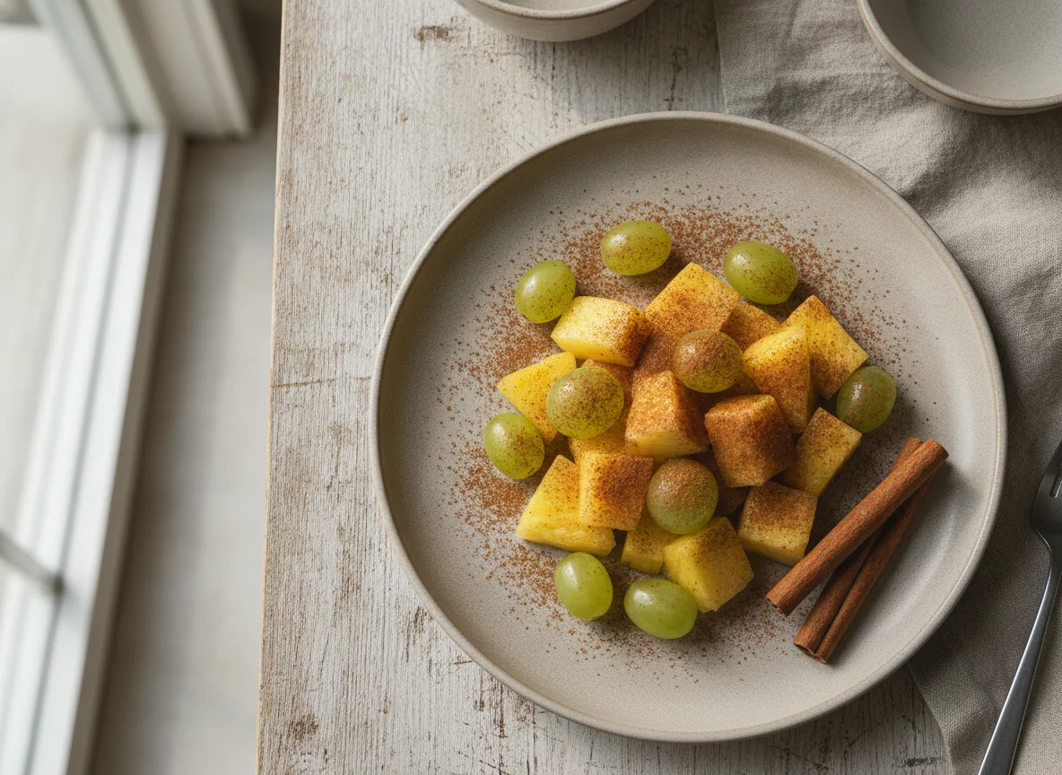 Frutas com canela photo