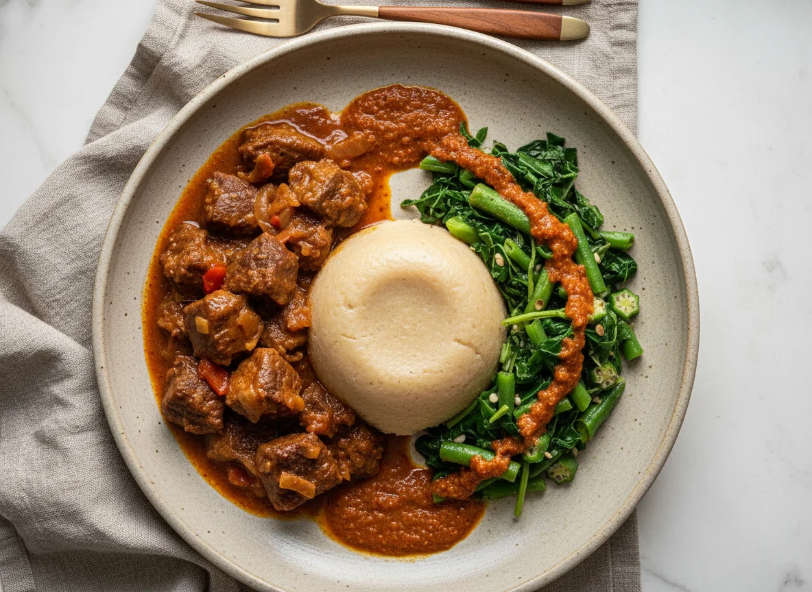 Funge com Carne e Legumes photo