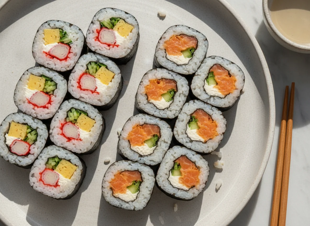 Futomaki Sushi Variado photo