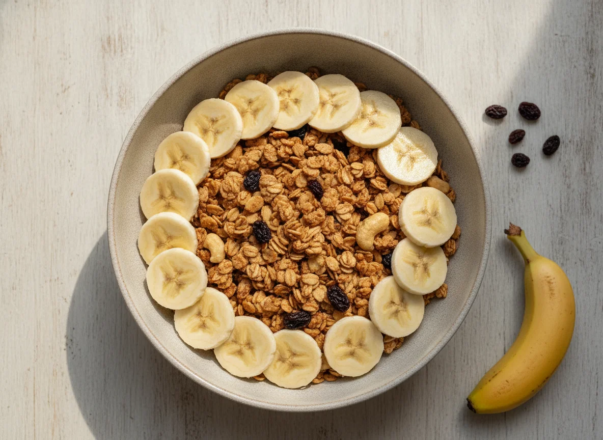 Granola com Banana photo