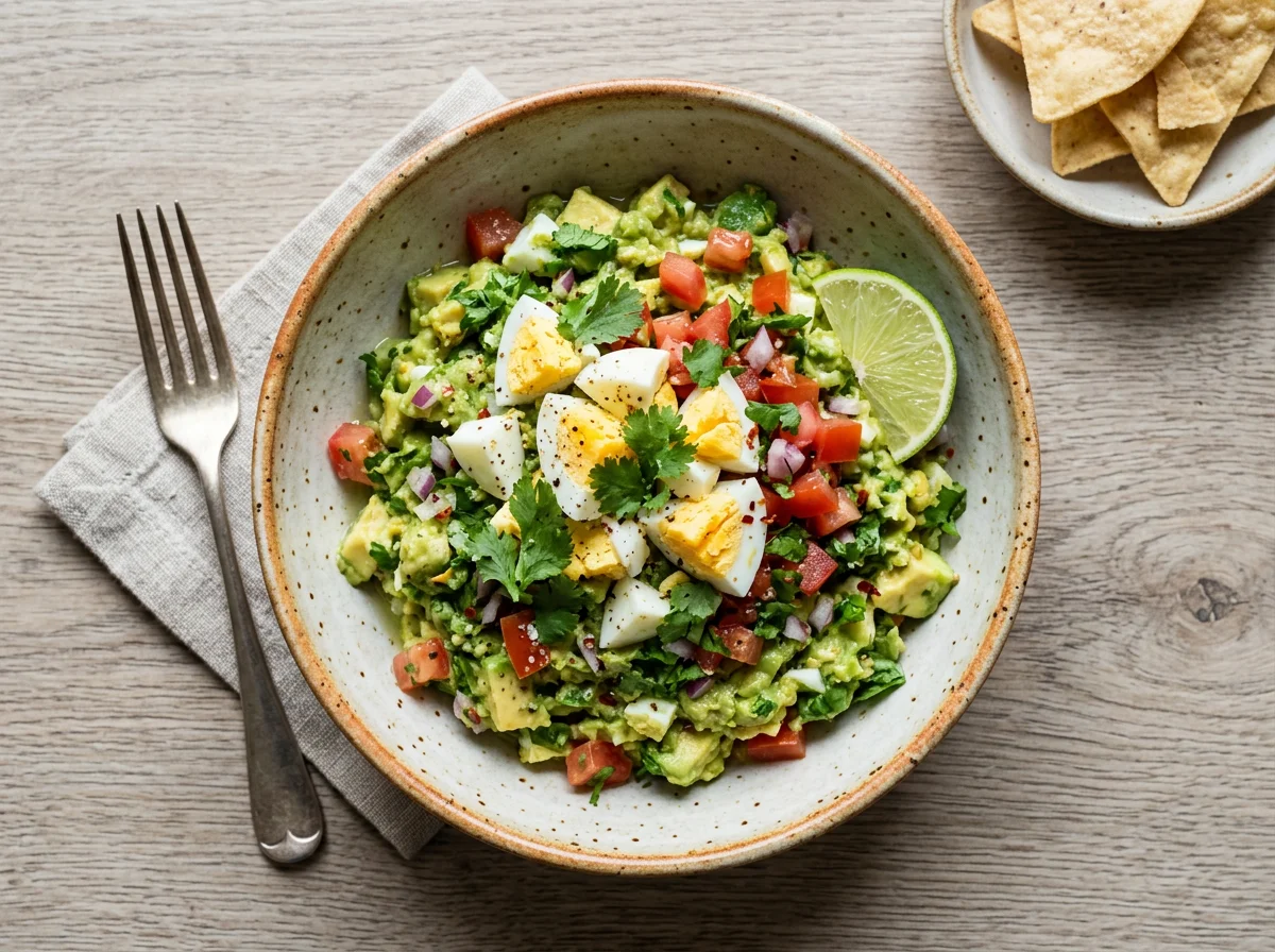 Guacamole com ovo photo