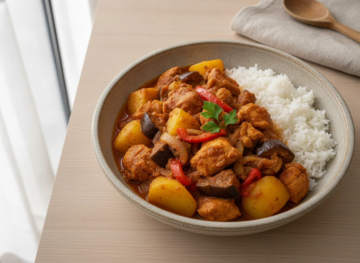 Guisado de Frango com Legumes photo