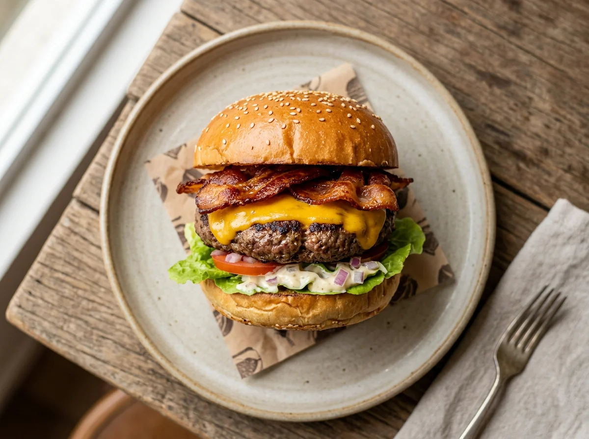 Hambúrguer com Bacon photo