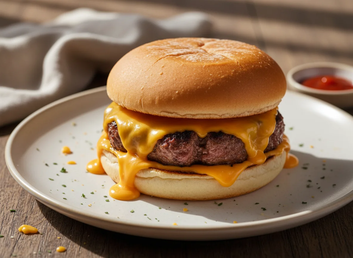 Hambúrguer com queijo photo