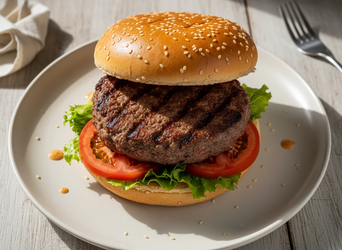 Hambúrguer de carne photo