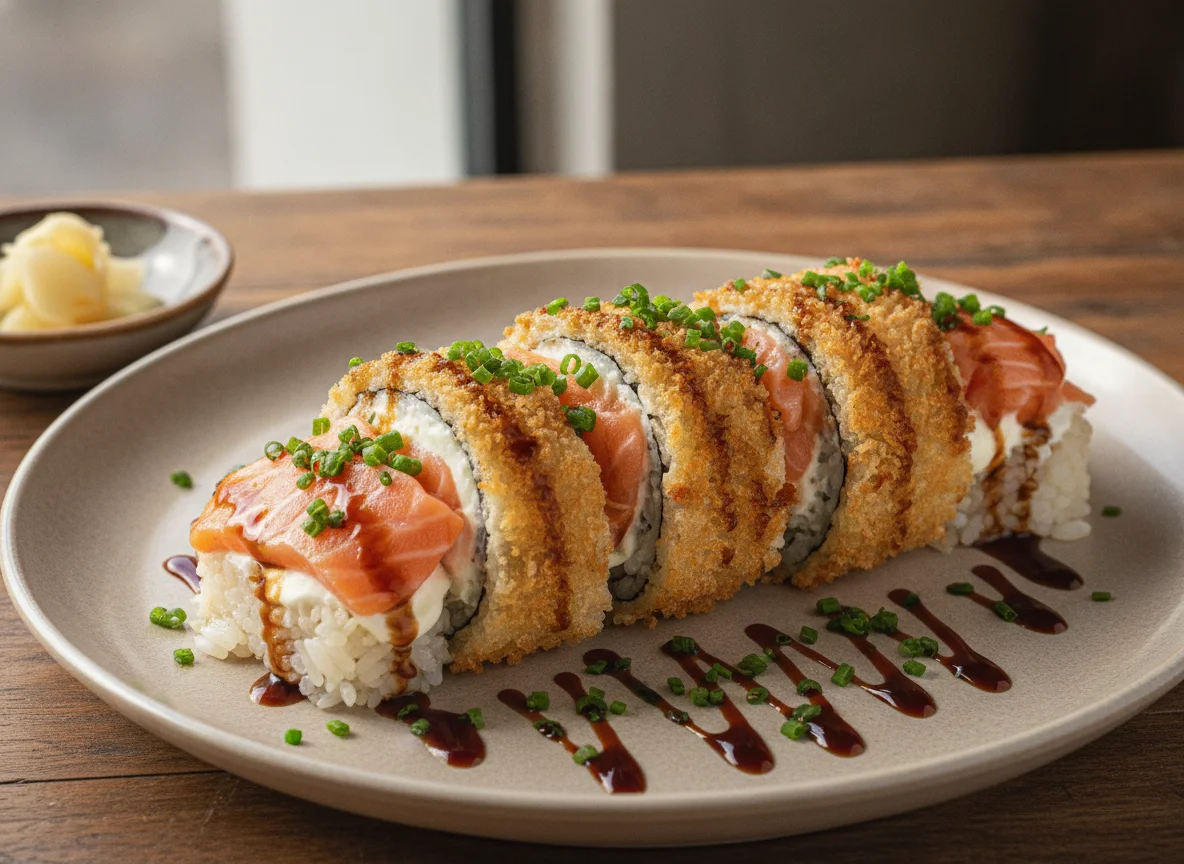 Hot Roll de Salmão Aberto photo