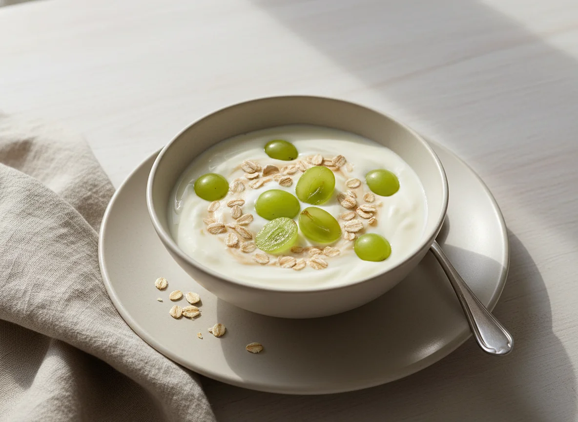 Iogurte Activia com Aveia e Uvas photo