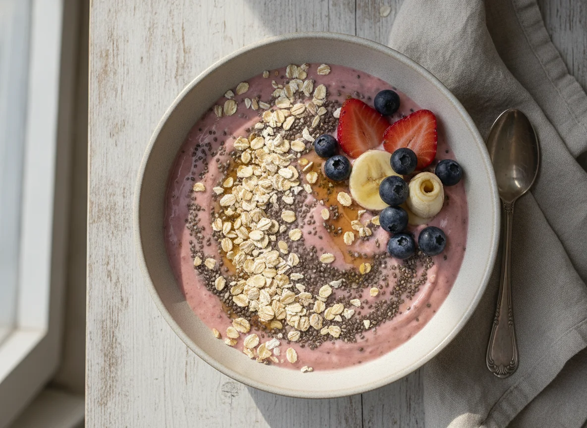 Iogurte com Chia e Aveia photo