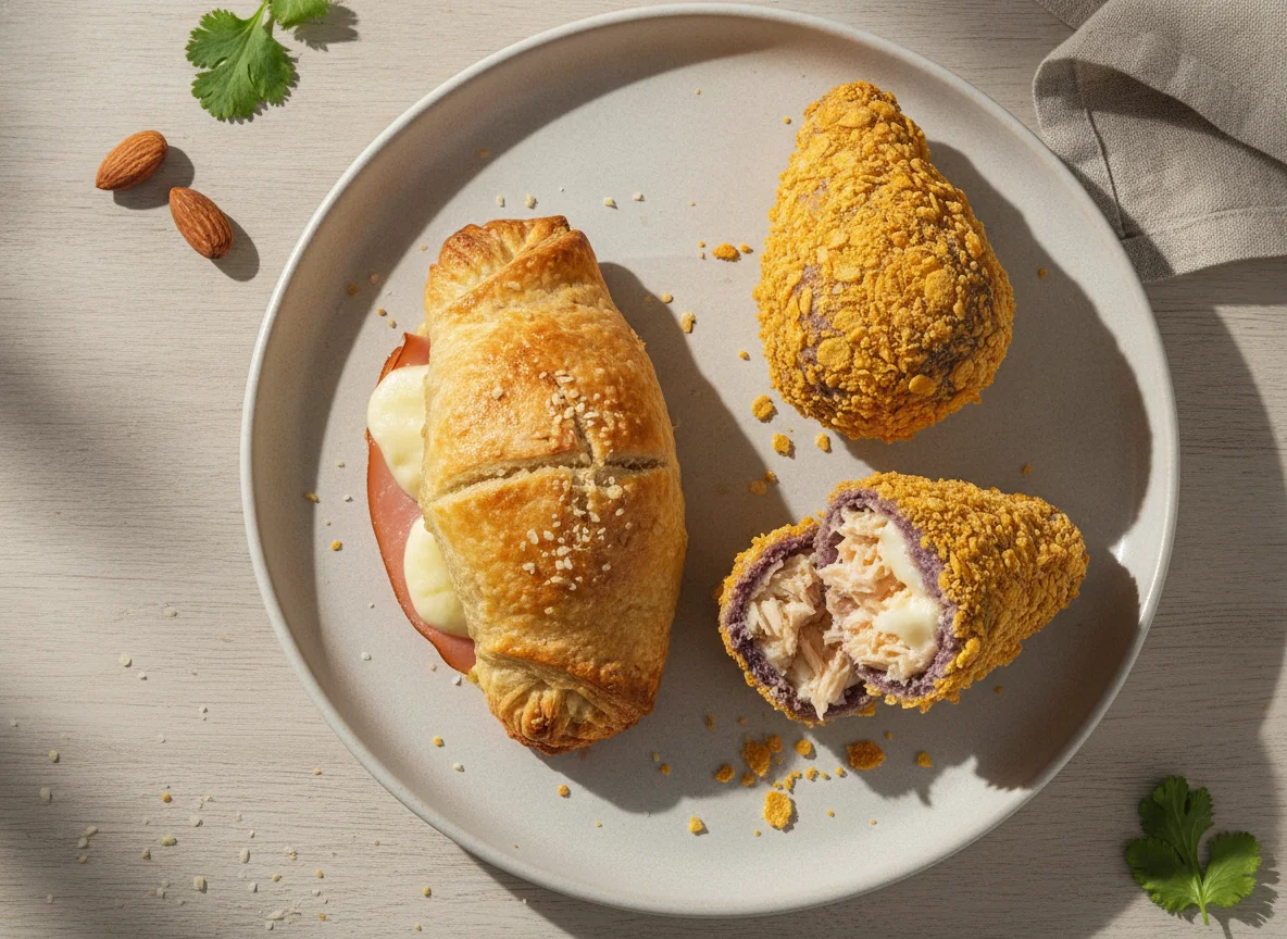 Joelho de amêndoas e Coxinha de batata doce fit photo