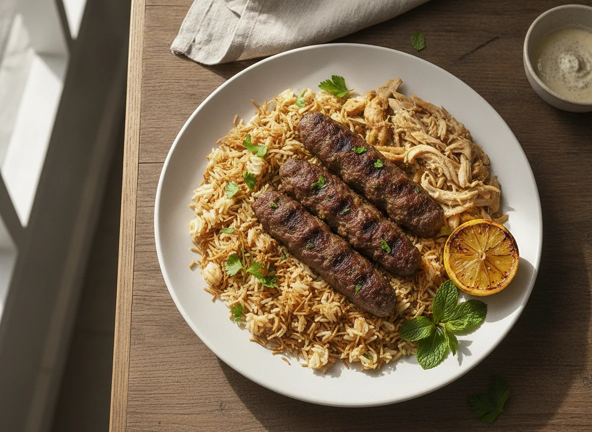 Kafta com Arroz e Frango photo