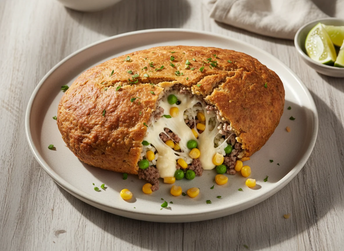 Kibe de forno recheado photo