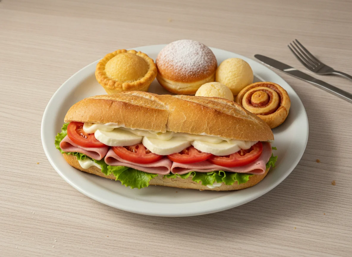 Lanche de Padaria Brasileiro photo