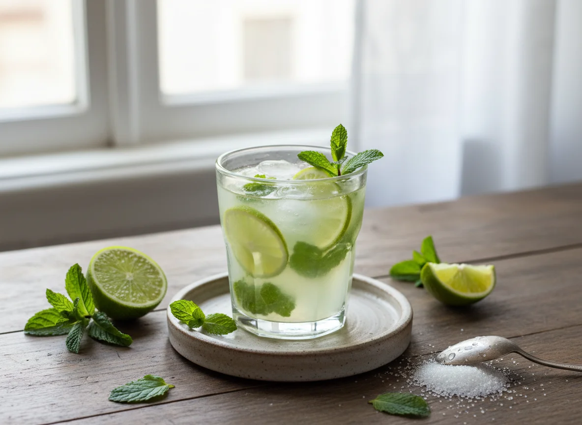 Limonada com hortelã photo