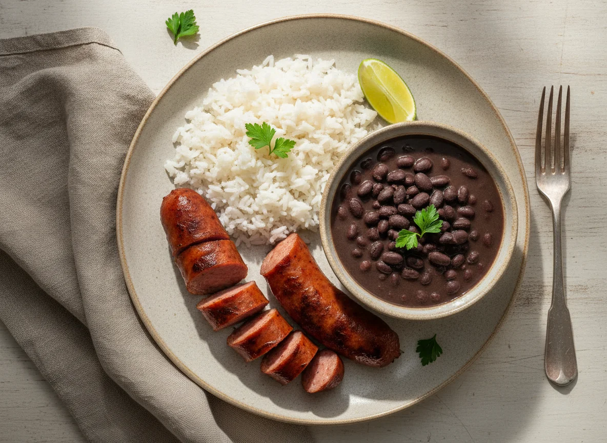 Linguiça assada photo
