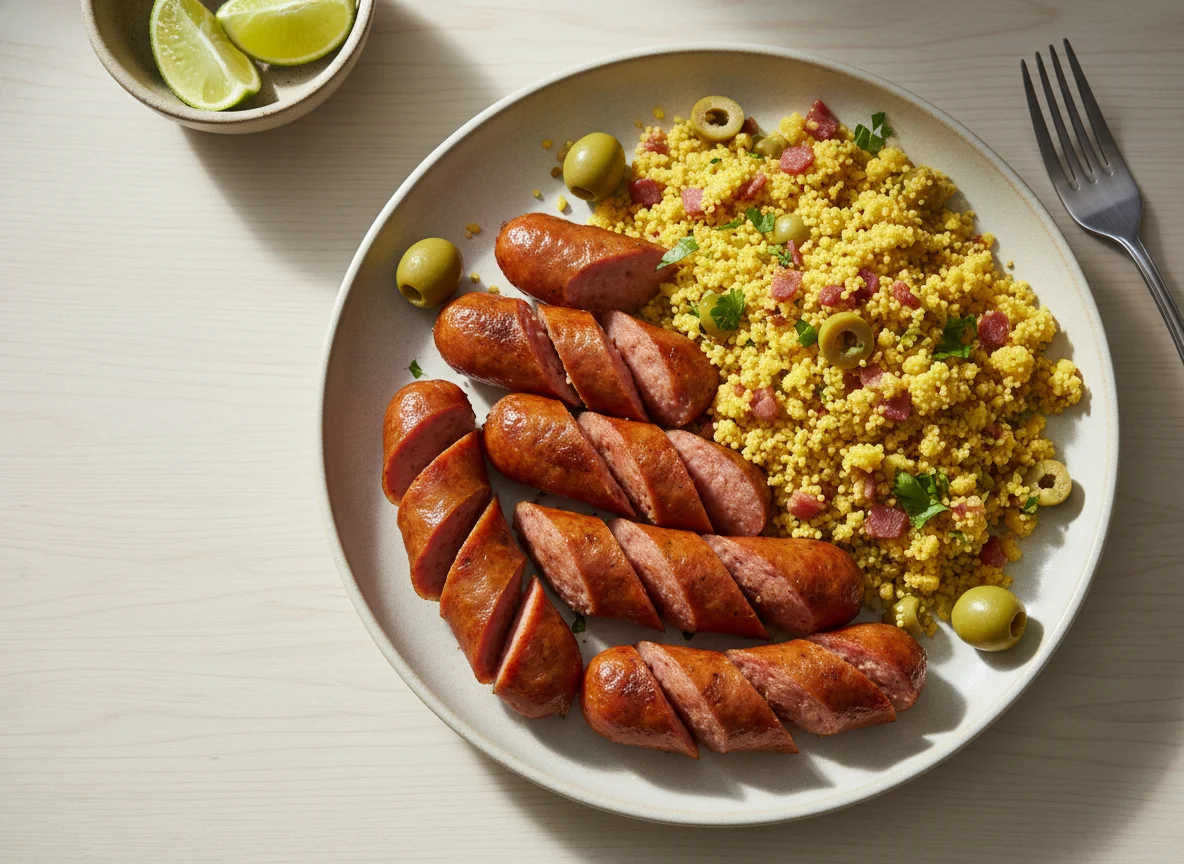 Linguiça com Farofa photo