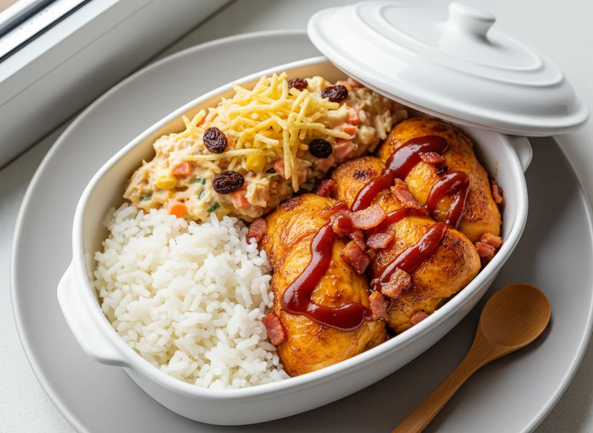 Marmita com frango e salpicão photo