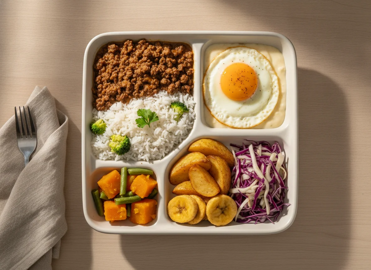 Marmita Executiva com Carne Moída e Legumes photo